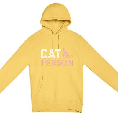 Cat Persom Premium Pullover Hoodie