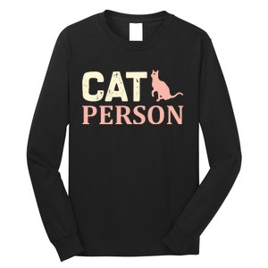 Cat Persom Long Sleeve Shirt