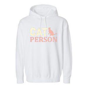 Cat Persom Garment-Dyed Fleece Hoodie