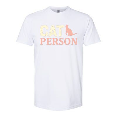 Cat Persom Softstyle® CVC T-Shirt