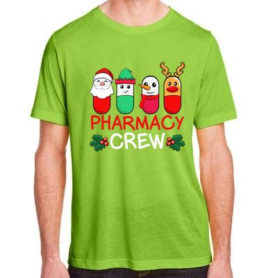 Christmas Pharmacy Crew Pharmacist Santa Snow Pills Xmas Gift Adult ChromaSoft Performance T-Shirt