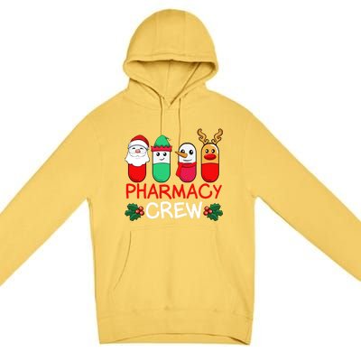 Christmas Pharmacy Crew Pharmacist Santa Snow Pills Xmas Gift Premium Pullover Hoodie