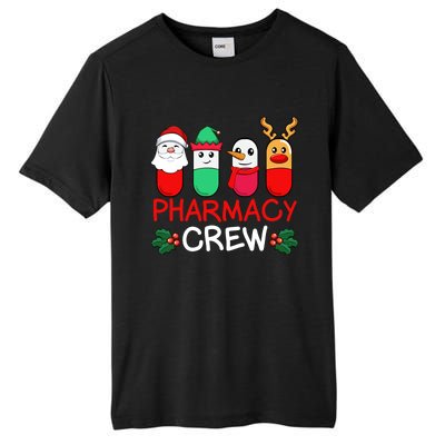 Christmas Pharmacy Crew Pharmacist Santa Snow Pills Xmas Gift Tall Fusion ChromaSoft Performance T-Shirt