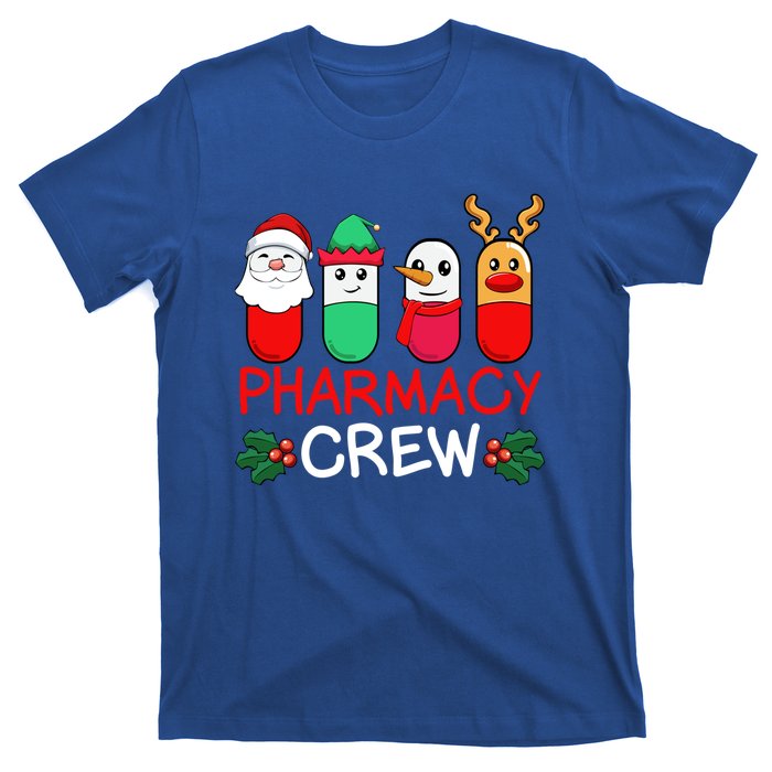 Christmas Pharmacy Crew Pharmacist Santa Snow Pills Xmas Gift T-Shirt