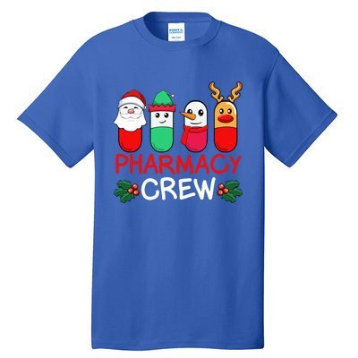 Christmas Pharmacy Crew Pharmacist Santa Snow Pills Xmas Gift Tall T-Shirt