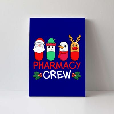 Christmas Pharmacy Crew Pharmacist Santa Snow Pills Xmas Gift Canvas