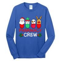 Christmas Pharmacy Crew Pharmacist Santa Snow Pills Xmas Gift Tall Long Sleeve T-Shirt