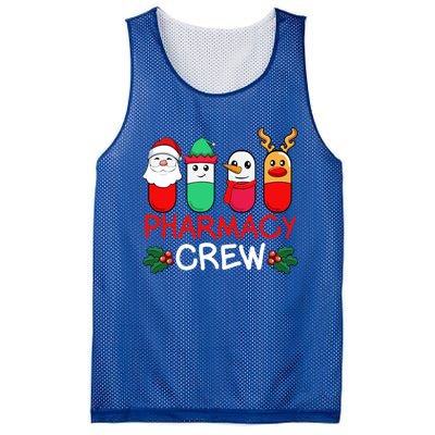 Christmas Pharmacy Crew Pharmacist Santa Snow Pills Xmas Gift Mesh Reversible Basketball Jersey Tank