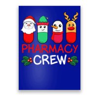 Christmas Pharmacy Crew Pharmacist Santa Snow Pills Xmas Gift Poster