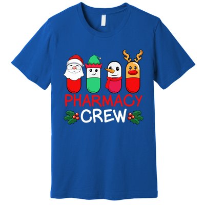 Christmas Pharmacy Crew Pharmacist Santa Snow Pills Xmas Gift Premium T-Shirt