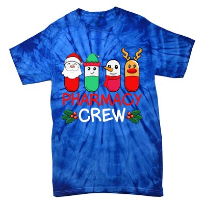 Christmas Pharmacy Crew Pharmacist Santa Snow Pills Xmas Gift Tie-Dye T-Shirt