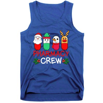 Christmas Pharmacy Crew Pharmacist Santa Snow Pills Xmas Gift Tank Top