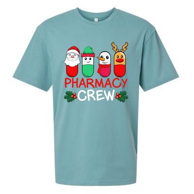 Christmas Pharmacy Crew Pharmacist Santa Snow Pills Xmas Gift Sueded Cloud Jersey T-Shirt