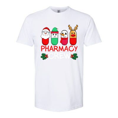 Christmas Pharmacy Crew Pharmacist Santa Snow Pills Xmas Gift Softstyle CVC T-Shirt