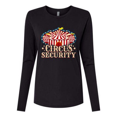 Circus Party Circus Security Womens Cotton Relaxed Long Sleeve T-Shirt