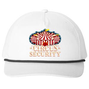 Circus Party Circus Security Snapback Five-Panel Rope Hat