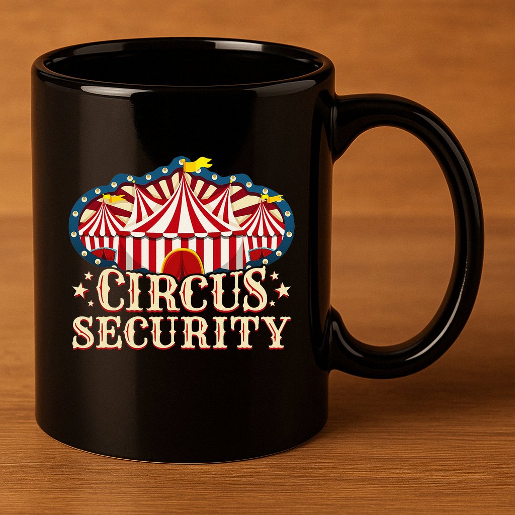 Circus Party Circus Security 11oz C Handle Ceramic Mug