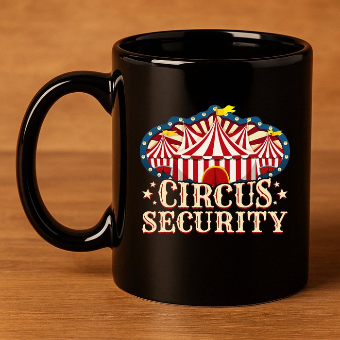 Circus Party Circus Security 11oz C Handle Ceramic Mug
