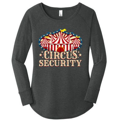 Circus Party Circus Security Women's Perfect Tri Tunic Long Sleeve Shirt