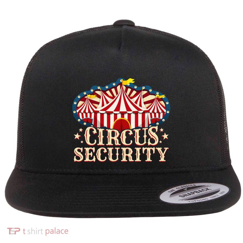 Circus Party Circus Security Flatbill Hat