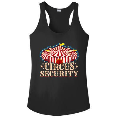 Circus Party Circus Security Ladies PosiCharge Competitor Racerback Tank