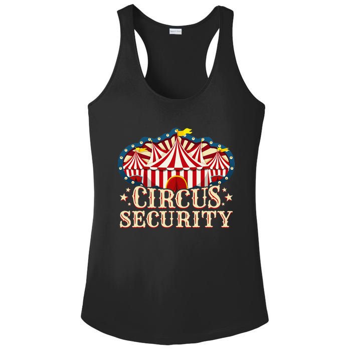 Circus Party Circus Security Ladies PosiCharge Competitor Racerback Tank