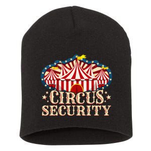 Circus Party Circus Security Short Acrylic Beanie