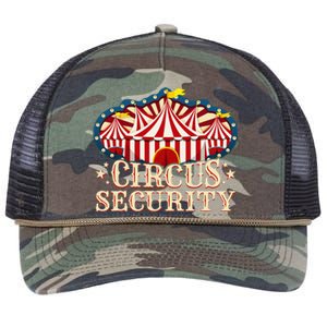 Circus Party Circus Security Retro Rope Trucker Hat Cap