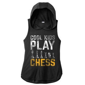 Cool Play Chess Ladies PosiCharge Tri-Blend Wicking Draft Hoodie Tank