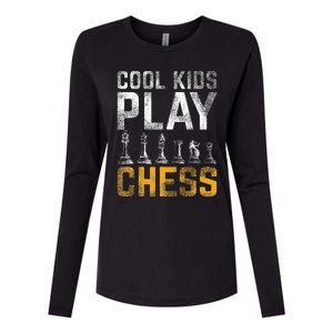 Cool Play Chess Womens Cotton Relaxed Long Sleeve T-Shirt