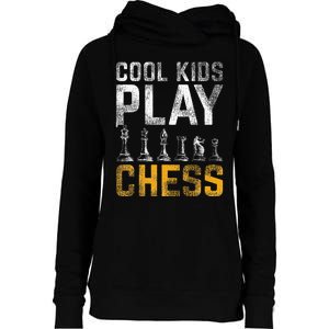 Cool Play Chess Womens Funnel Neck Pullover Hood