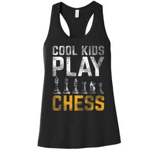 Cool Play Chess Women's Racerback Tank