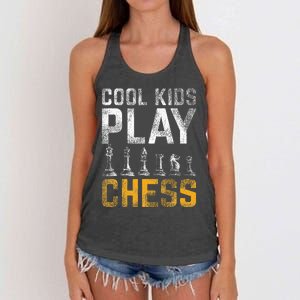 Cool Play Chess Women's Knotted Racerback Tank