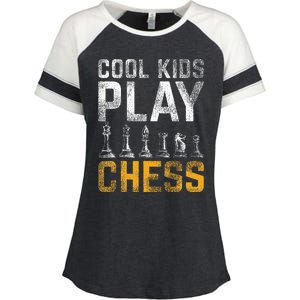 Cool Play Chess Enza Ladies Jersey Colorblock Tee