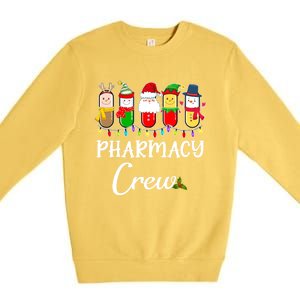 Christmas Pharmacy Crew Santa Reindeer Costume Pharmacist Gift Premium Crewneck Sweatshirt