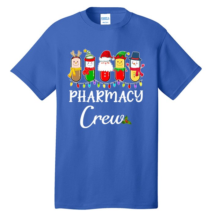 Christmas Pharmacy Crew Santa Reindeer Costume Pharmacist Gift Tall T-Shirt