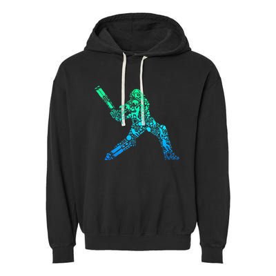 Cricket Player Garment-Dyed Fleece Hoodie