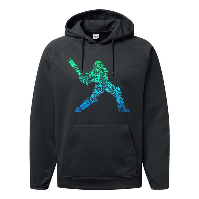 Cricket Player Performance Fleece Hoodie