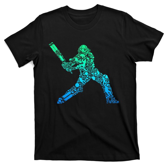 Cricket Player T-Shirt