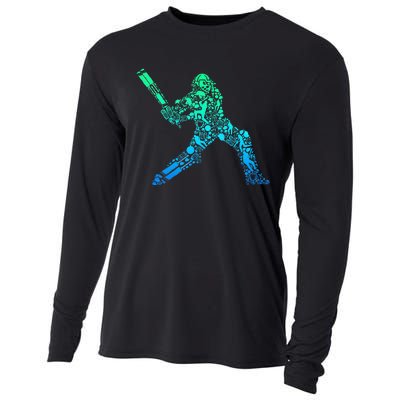 Cricket Player Cooling Performance Long Sleeve Crew