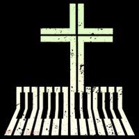 Christian Piano Cross Keyboard Pianist Tall T-Shirt