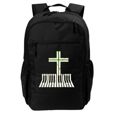 Christian Piano Cross Keyboard Pianist Backpack