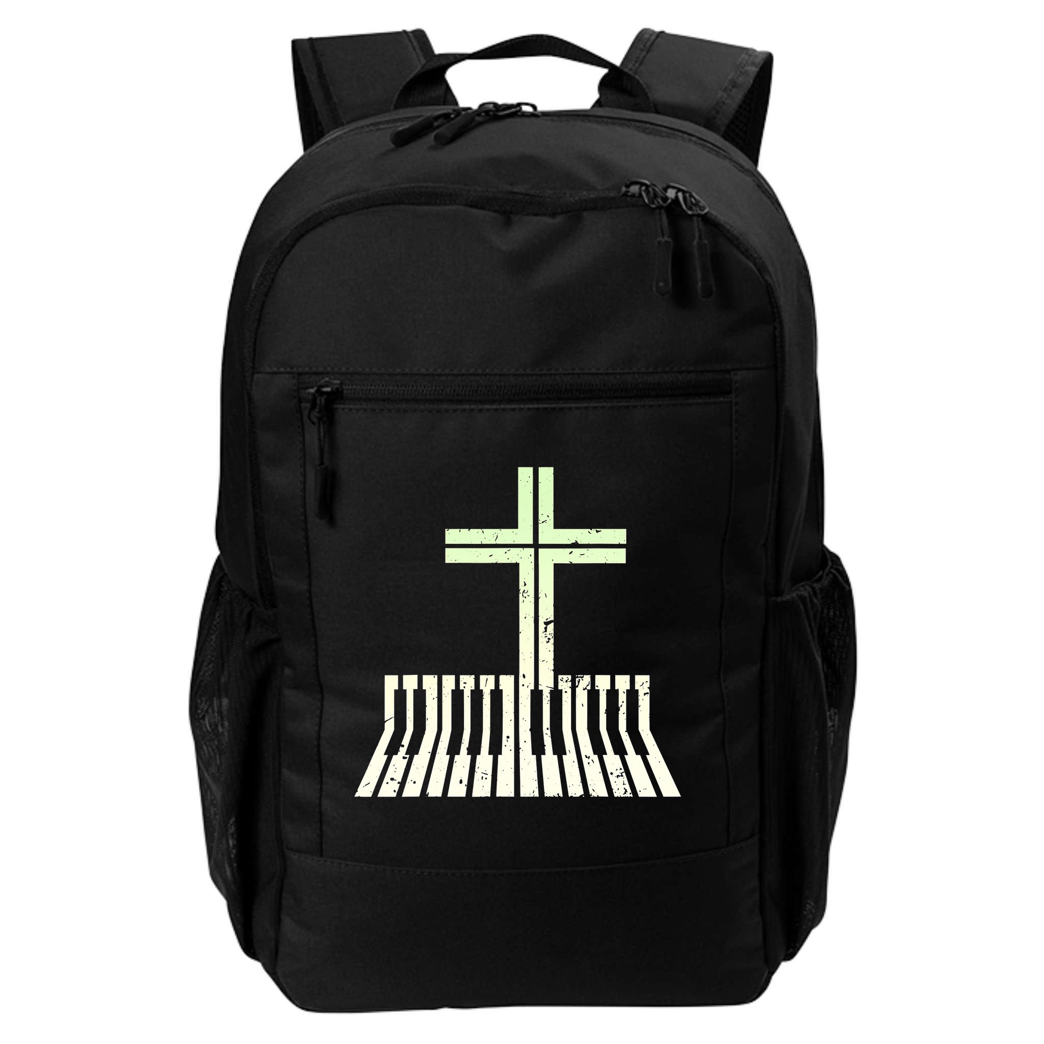 Christian Piano Cross Keyboard Pianist Backpack