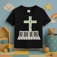 Christian Piano Cross Keyboard Pianist Toddler T-Shirt