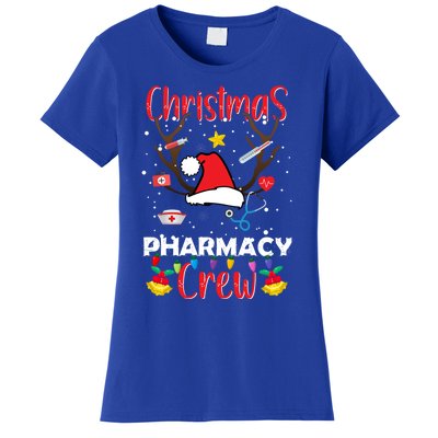 Christmas Pharmacy Crew Xmas Funny Christmas Matching Group Gift Women's T-Shirt