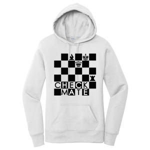 Chess Pieces Chess Checkmate Chess Club Chessboard Women's Pullover Hoodie