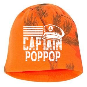 Captain Poppop Cool Gift Sailing Captain Hat Boat Owner Boating Gift Kati - Camo Knit Beanie