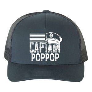 Captain Poppop Cool Gift Sailing Captain Hat Boat Owner Boating Gift Yupoong Adult 5-Panel Trucker Hat