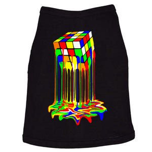 Colorful Puzzle Cube Design Doggie Tank