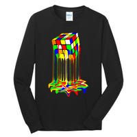 Colorful Puzzle Cube Design Tall Long Sleeve T-Shirt